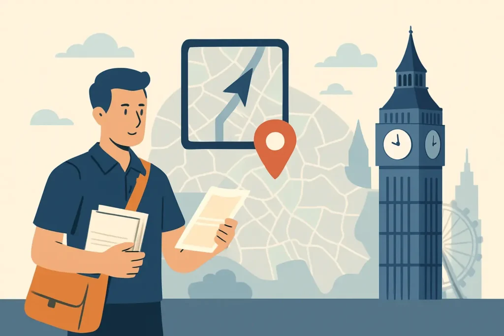 GPS Tracked Leaflet Distribution in London