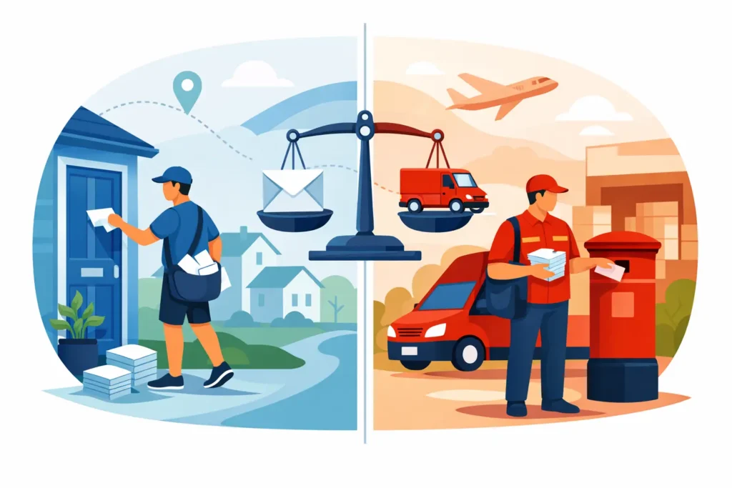 Leaflet Distribution or Royal Mail?