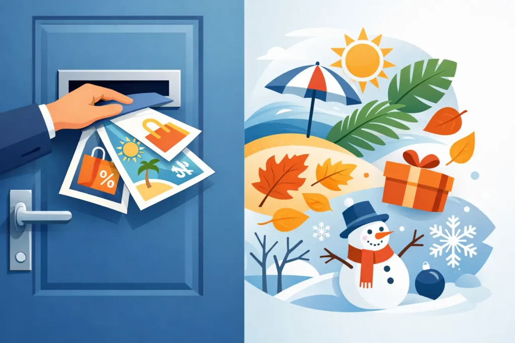 Door Drop Leaflets for Seasonal Promotions