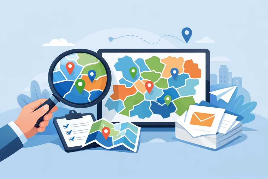 How to Map Postcode Sectors for Leaflet Drops