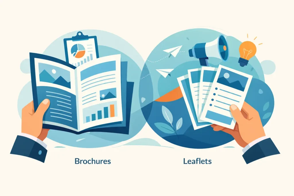 Brochures vs Leaflets for Marketing