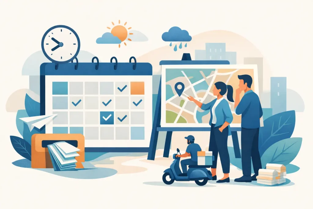 How to Choose Delivery Days for Leaflet Drops