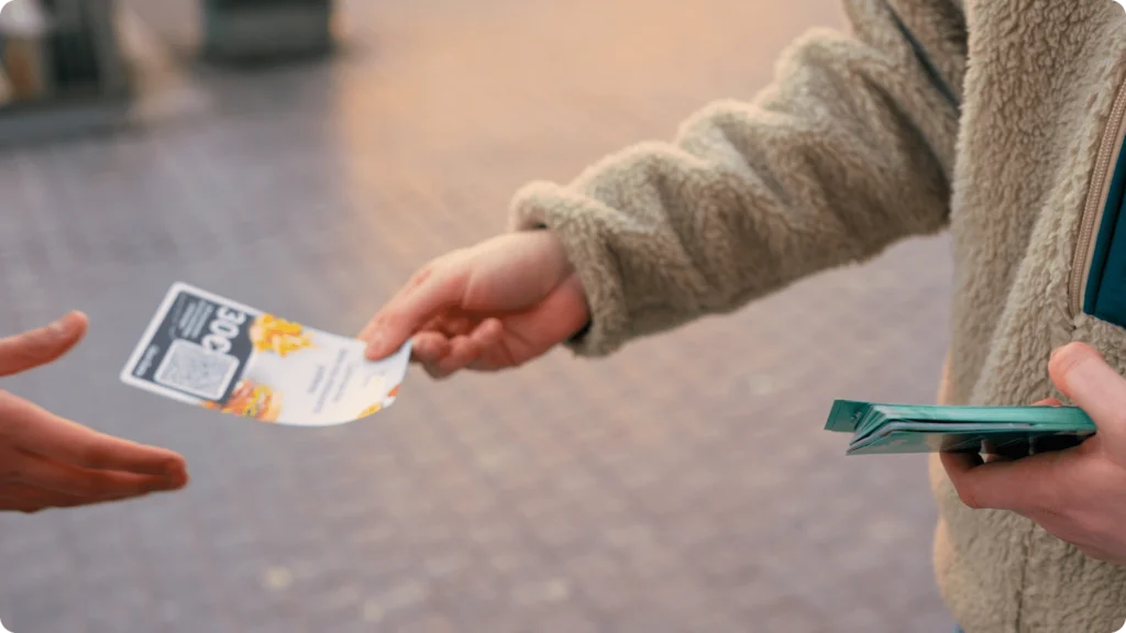 Affordable hand to hand flyer distribution