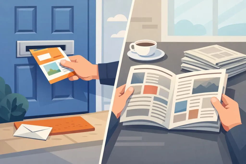 Door Drops vs Newspaper Inserts: Which Works?