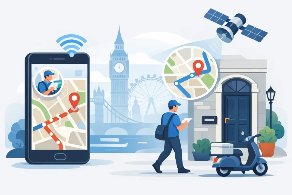 GPS Tracked Leaflet Delivery Guide for London