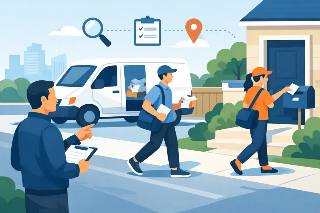Why Supervised Leaflet Delivery Teams Deliver