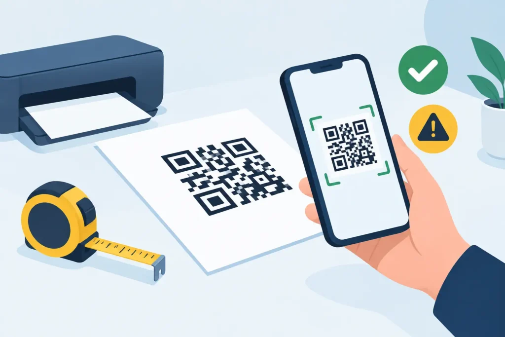 Can QR Codes Measure Print? Yes, With Limits