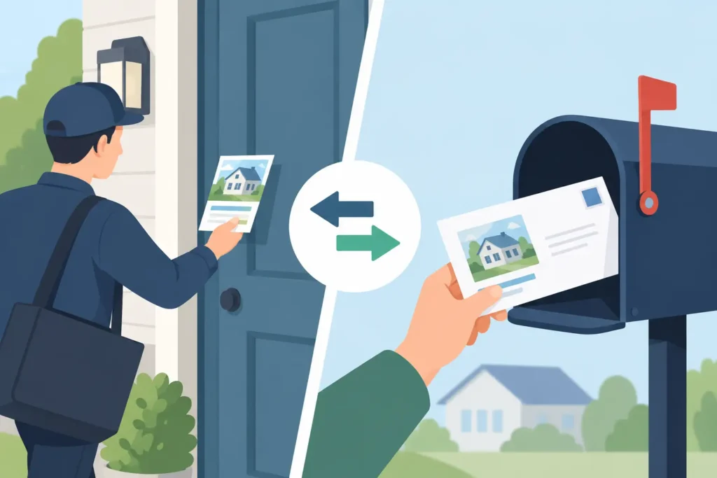 Door Drops Versus Direct Mail: Which Works?