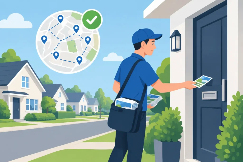 Door to Door Leaflet Service That Proves Coverage
